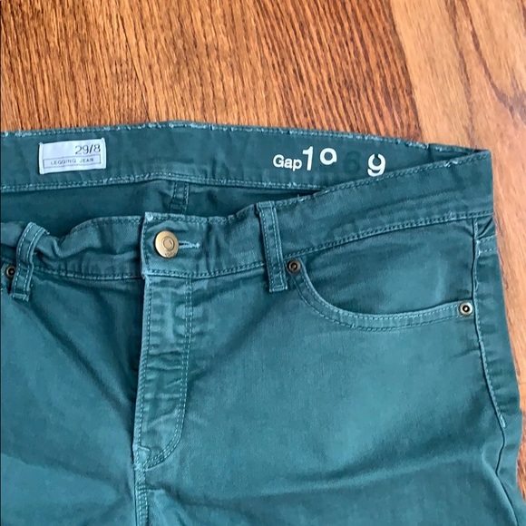Gap 1969 green leggings jeans - Picture 4 of 5